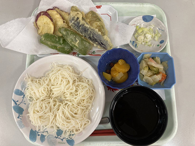 天ぷら実演